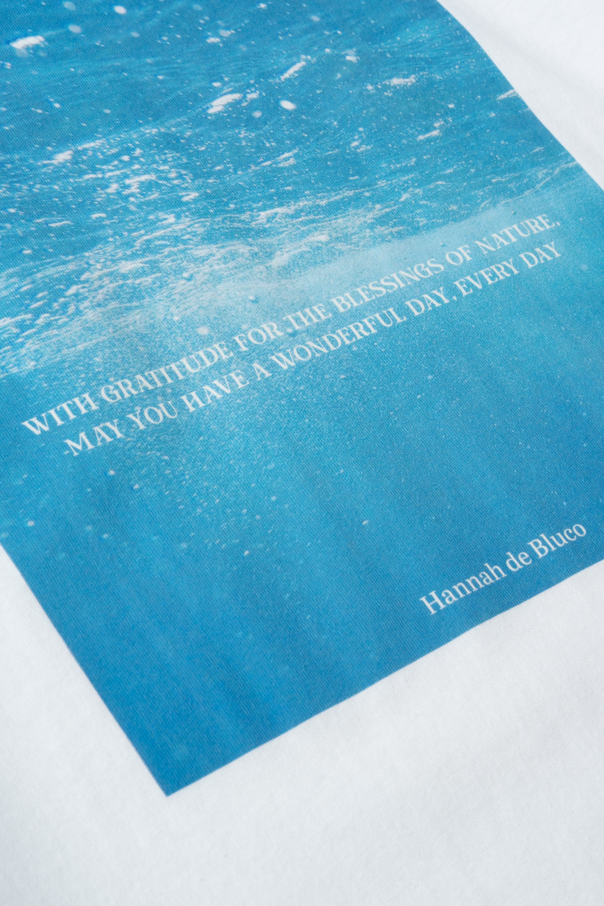 S/S Pocket Print Tee Sea